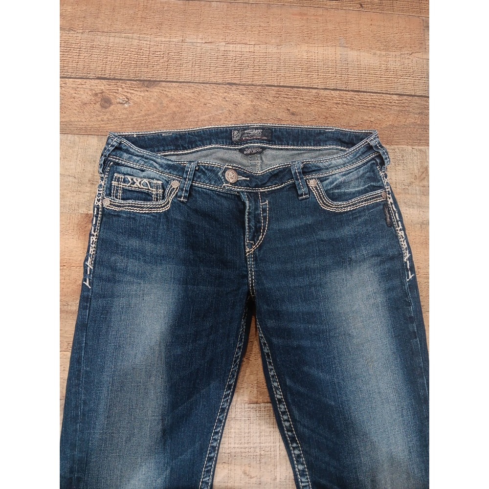 SILVER Jeans TUESDAY MID BABY BOOT Women's Denim 2570